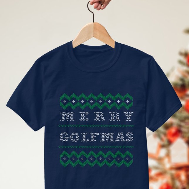 Camisa de Natal Tema Golfe Feliz Golfmas (Merry Golfmas! Perfect shirt to wear during the festive season)