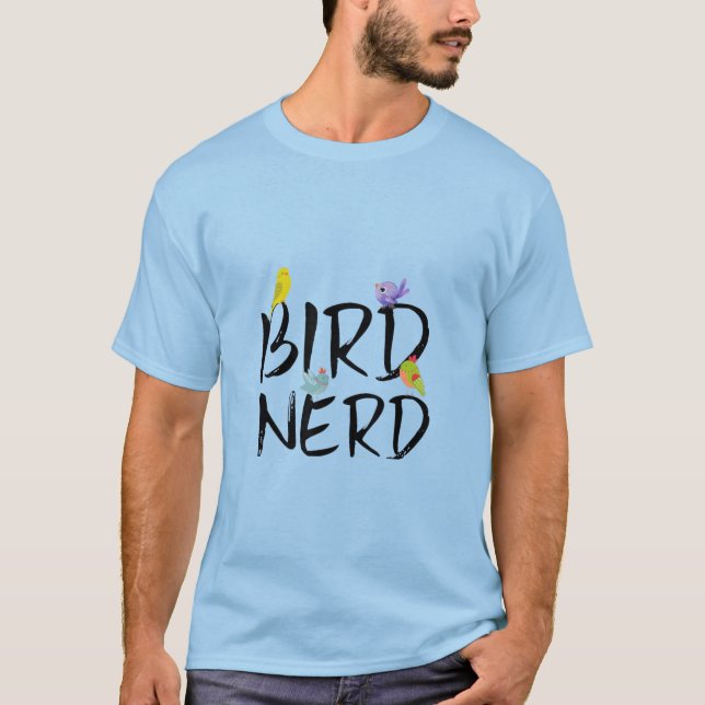 Camisa de Nerd de pássaros, Pássaro (Frente)