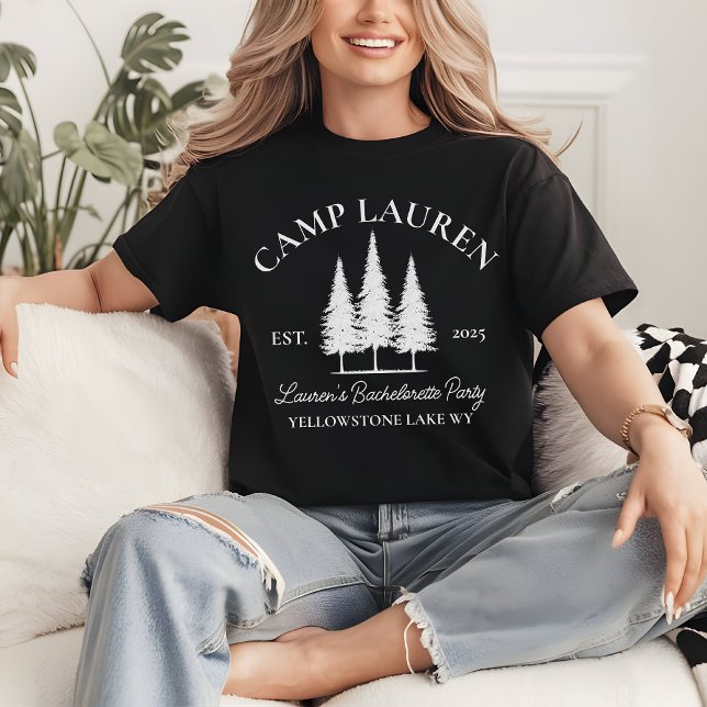 Camisa de Noiva Acampamento de Aventura, Grupo de  (Bach Camp shirt, Camp Bach, custom bachelorette shirt, bride camp name shirt, bachelorette party,)