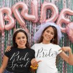 Camisa De Noiva Com Data<br><div class="desc">Camisa noiva perfeita para Chá de panela ou Festa de solteira,  com texto escrito à mão Noiva e data de casamento alterável</div>