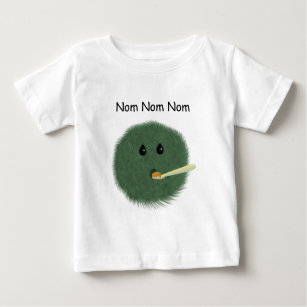 Camisa de Nom Nom do bebê