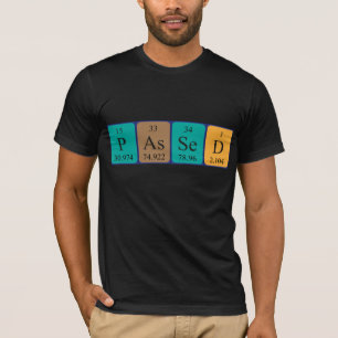 Camisa de nome de mesa periódica aprovada