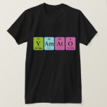 Camisa de nome de mesa periódica Yamato<br><div class="desc">Yamato se soletrava como Y Am At O (Yttrium Americium Astatine Oxygen) em uma camisa para o cientista em você. Não consegues encontrar o que queres?</div>