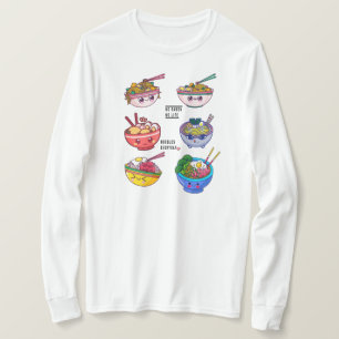 Camisa De Noodal, Suéter De Ramen Rice, Camisa De 