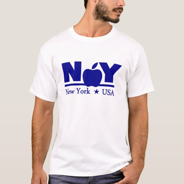 Camisa de Nova Iorque - escolha estilo e cor (Frente)