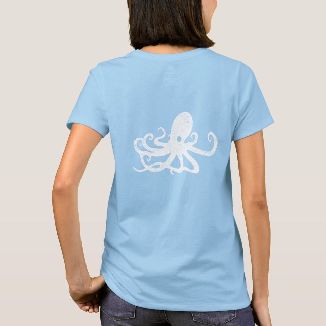 Camisa De Octopus Do Bebê-Água (Verso)