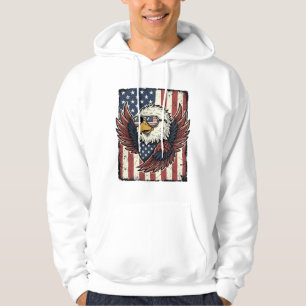 Camisa de Óculos de Sol Águia Patriótica Vintage D