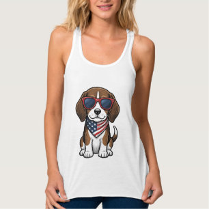Camisa de Óculos de Sol de Cachorro Beagle Patriót