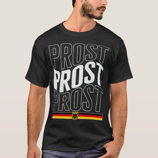 Camisa De Oktoberfest, Tee Prost, Presente Para Ce (Frente)
