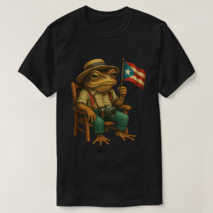 Camisa de Orgulho Boricua da Bandeira de Porto Ric