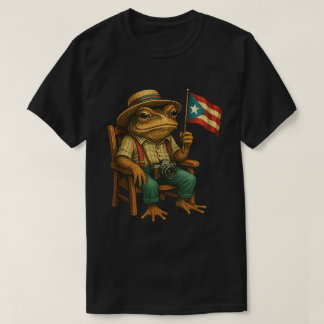 Camisa de Orgulho Boricua da Bandeira de Porto Ric