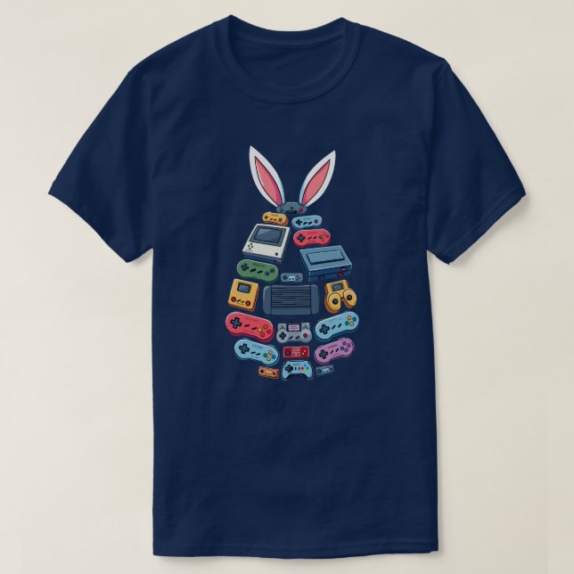 Camisa de Ovo de Páscoa para Gamer | Gráfico de Bu (Frente do Design)