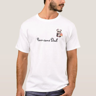 Camisa de Pai de Aniversário do Panda