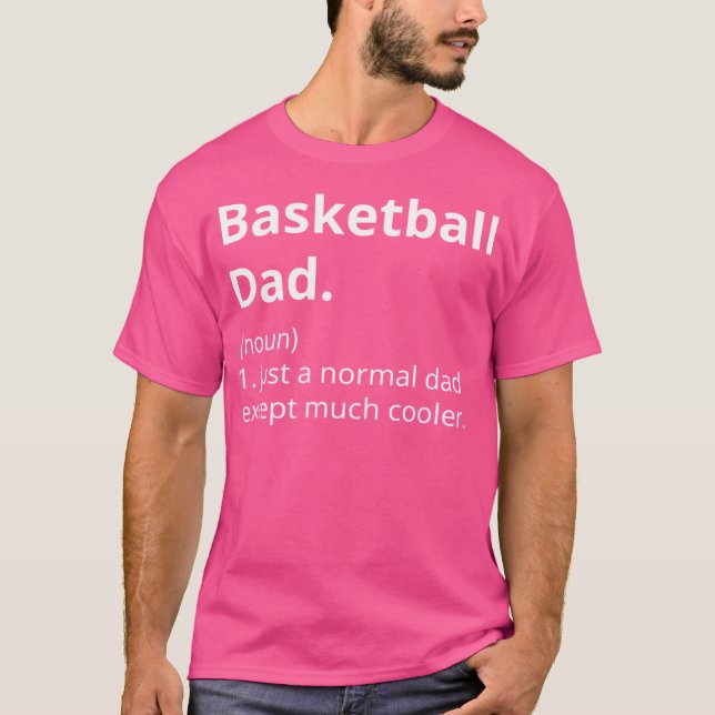 Camisa De Pai De Basquete - Como Um Pai Normal Exc (Frente)