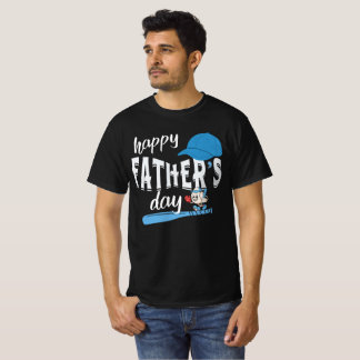 Camisa de Pai de beisebol - Presente feliz no dia