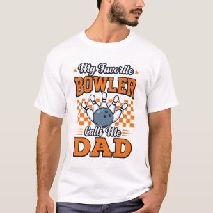Camisa de Pai de Boliche Meu Boliche Favorito Me C