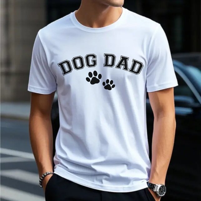 Camisa de Pai de Cachorro - Presente de Dia do Pai (dog dad shirt, dog papa shirt, dog lover gift for him, pet dad shirt, father's day dog shirt,)