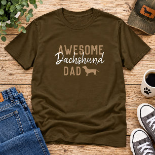 Camisa de Pai de Dachshund Incrível