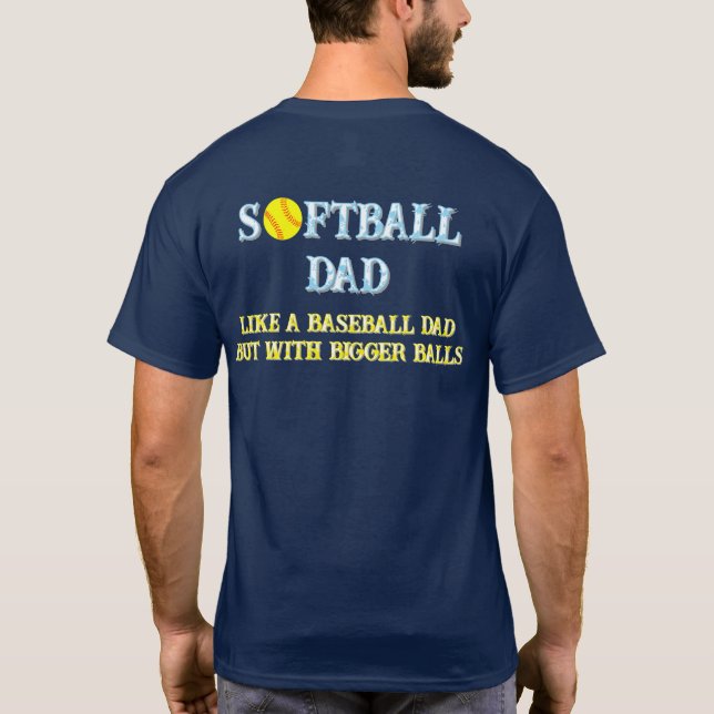 Camisa de Pai de Softball (Verso)