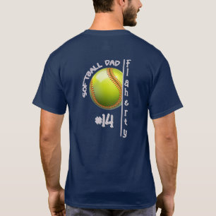 Camisa de Pai de softball T