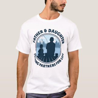 Camisa de Pai e Filha Pescando – Parceiros de Pesc