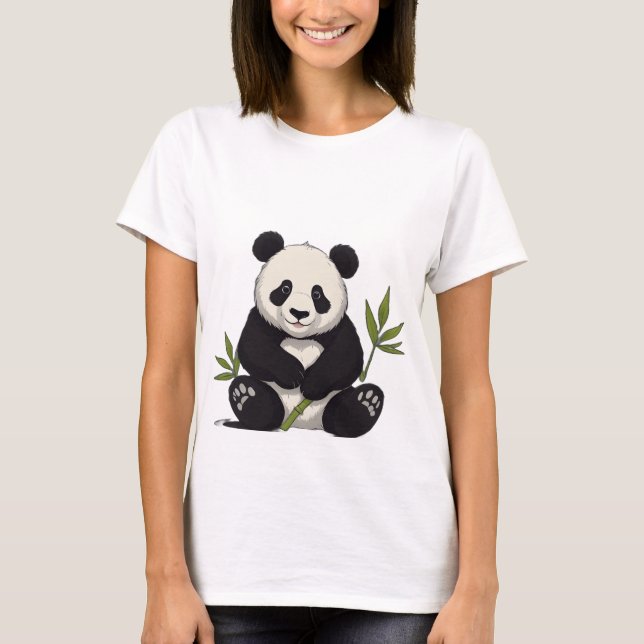 Camisa de Panda Fofa (Frente)