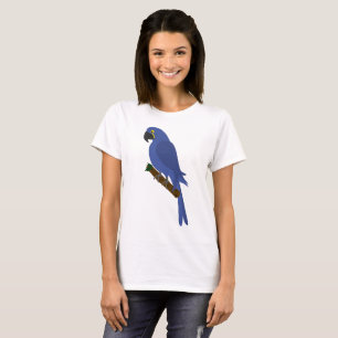 Camisa de papagaio azul