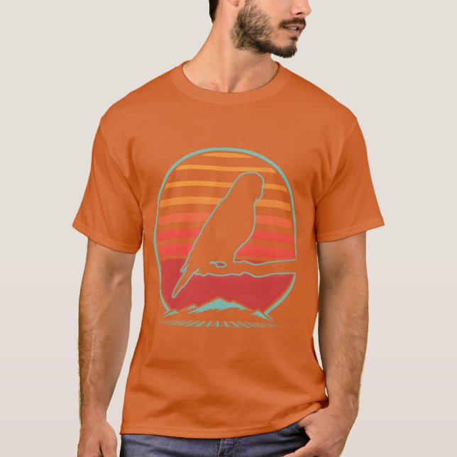 Camisa de papagaio Conure estilo anos 80 para meni (Frente)