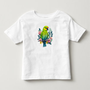 camisa de papagaio verde