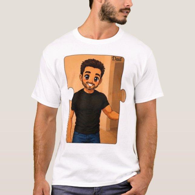 Camisa de Papai | Camisa Personalizada de Aniversá (Frente)