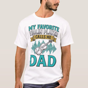 Camisa de Papai Violinista O Violinista Favorito M