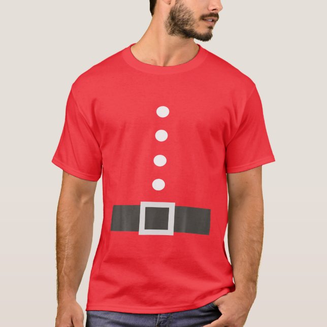 Camisa de Papais noeis de Natal - Santa Claus Cost (Frente)