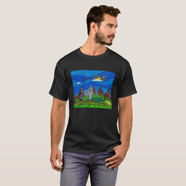 Camisa de parapente de montanha (Frente Completa)