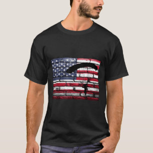 Camisa de Paraquedismo da Bandeira Americana Usa F