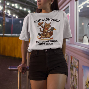 Camisa De Parceiro De Gato De Cowboy - Impressão E