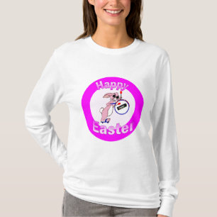 Camisa de Páscoa com abrigo para mulheres