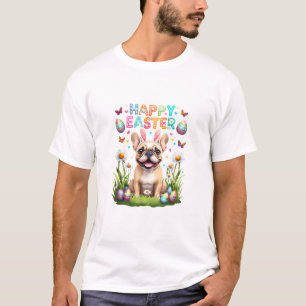 Camisa de Páscoa de Bulldog Francês, Bunny T engra