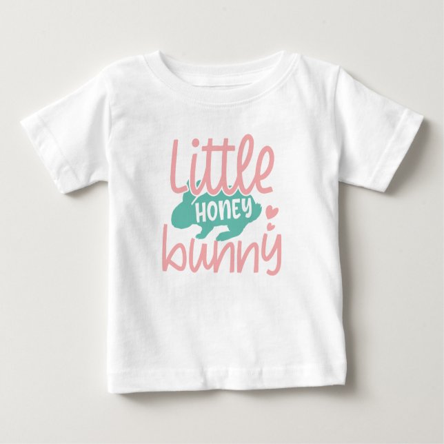 Camisa de Páscoa de coelhinho de mel para crianças (Frente)