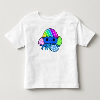 Camisa de Páscoa de polvo fofo para crianças com o