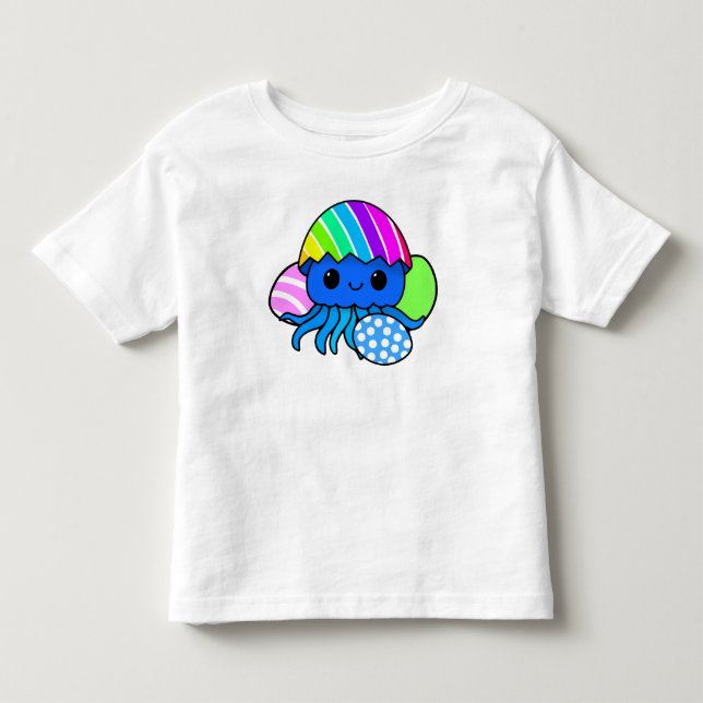 Camisa de Páscoa de polvo fofo para crianças com o (Frente)