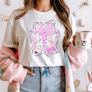 Camisa De Páscoa De Professores Hoppy; Pastel De A