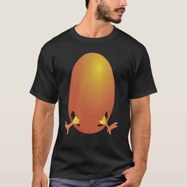 CAMISA DE PÁSCOA OVO DE PÁSCOA FRANGO OVO DE OURO  (Frente)