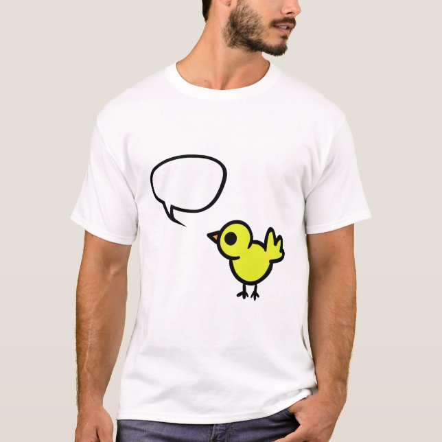 Camisa de Pássaro no Twitter (Frente)