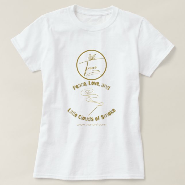 Camisa de Paz e Amor (Frente do Design)