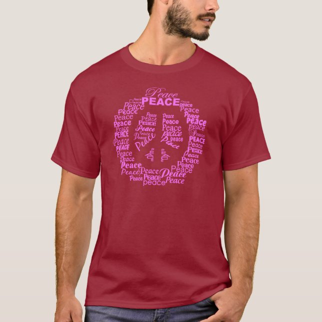 Camisa de paz - escolha estilo e cor (Frente)