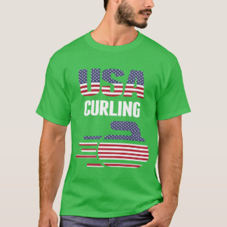 Camisa de Pedra de Curling Usaeam Presente de Espo