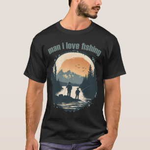 Camisa de Peixe Anglicano Vintage Desgastado Desig