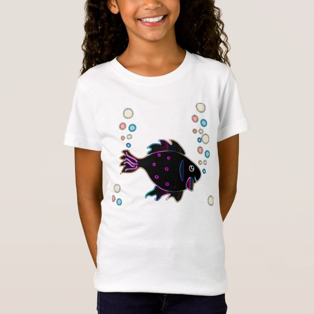 Camisa De Peixe De Neon Cujo Canto (Frente)