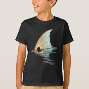 Camisa de Peixe Tambor Vermelho Cauda de Redfish