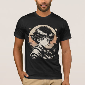 Camisa de Personagem de Mangá Místico – Vibrações